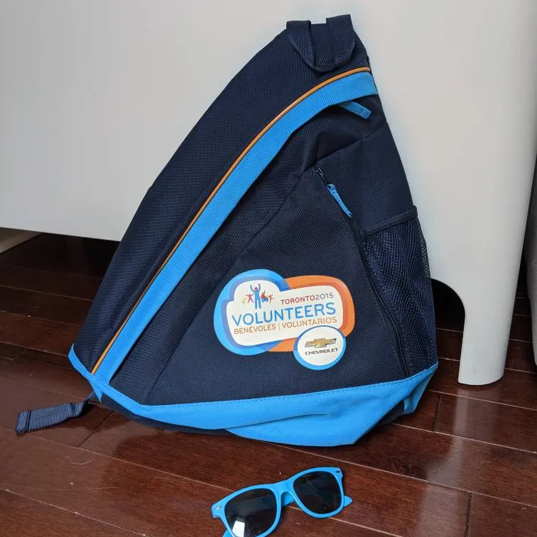 PanAm Games backpack & sunglasses photo 1