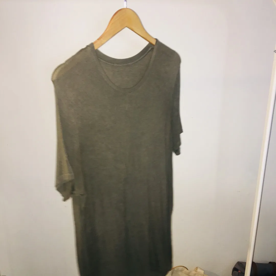 Brandy Melville Olive T-Shirt Dress photo 1