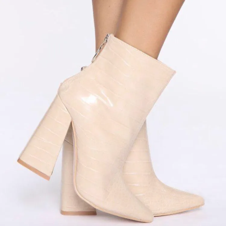 Nude Size 9 Booties photo 1