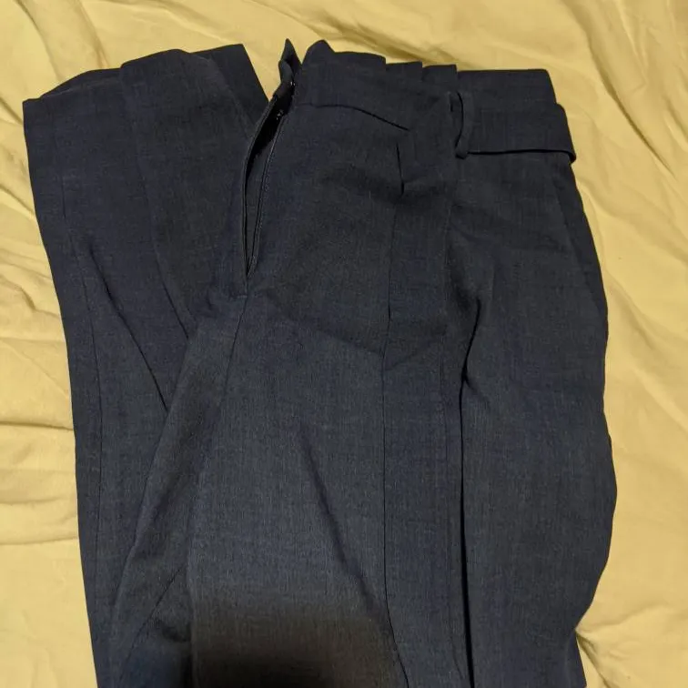 RW & Co Blue Paperbag Pants photo 1