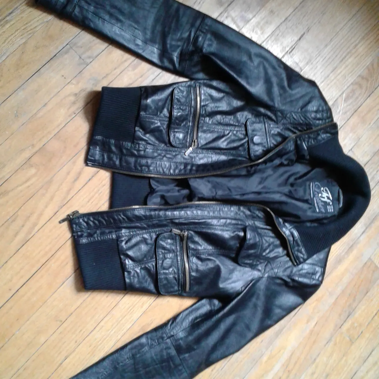 Black Leather Jacket photo 1