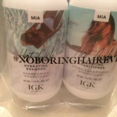 IGK Travel Size Hydrating Shampoo And Conditioner photo 3