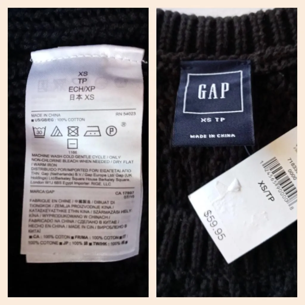 $20 trade - #bnwt, Gap Sweater (XS) photo 5