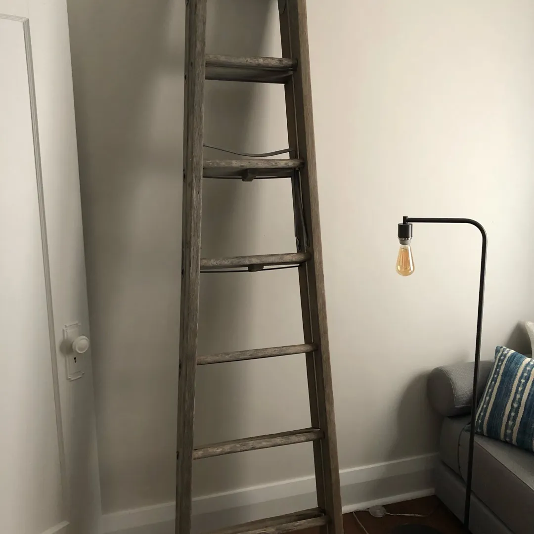 Rustic vintage ladder photo 1