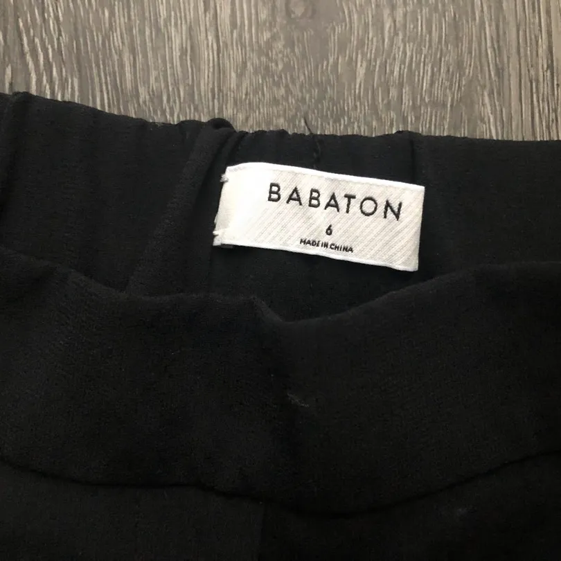 Aritzia Babaton Black Dress Pants photo 1