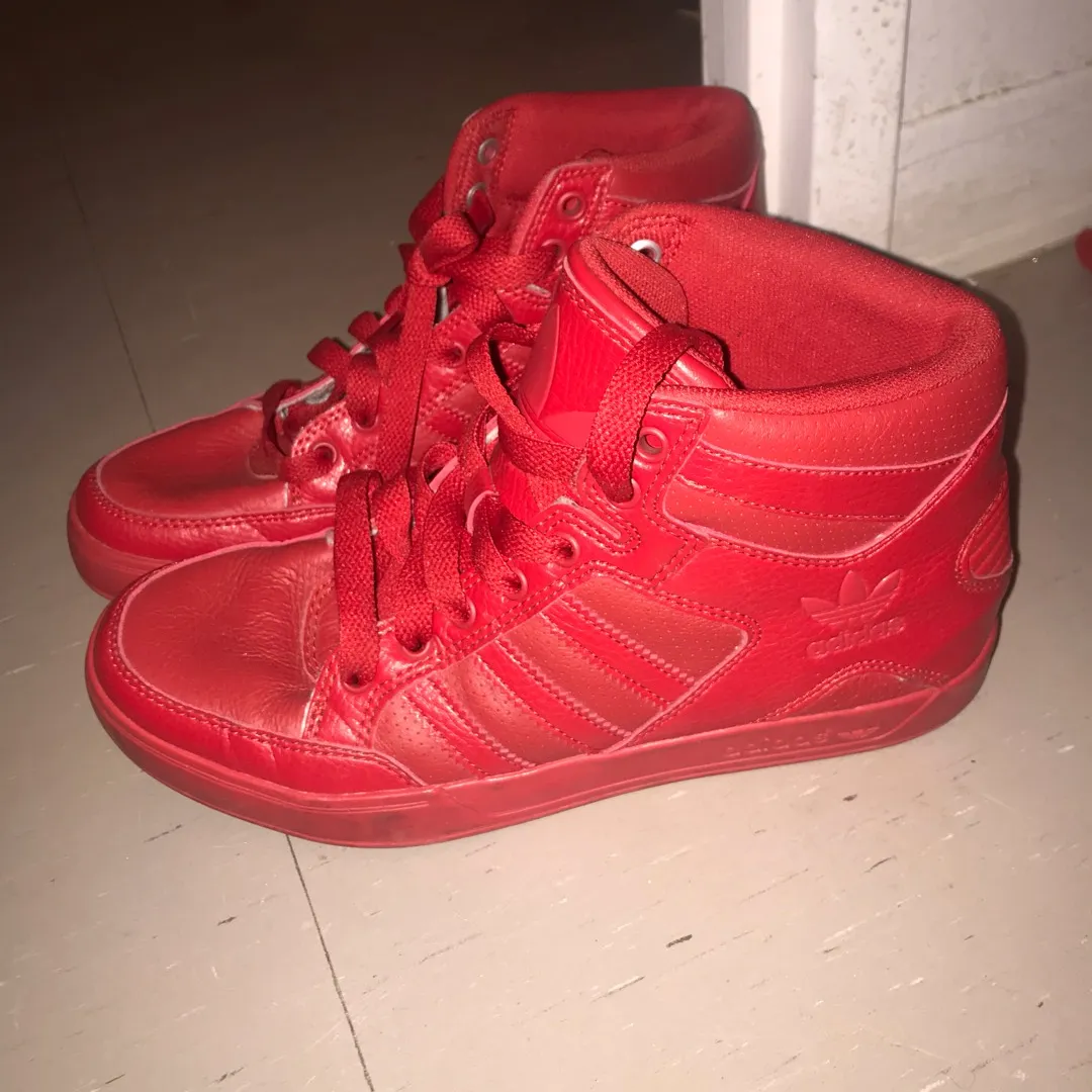 Red Adidas In Size 8. Brand New Condition. $100 Value photo 1