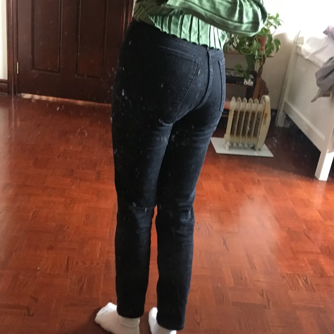 Levi’s X Artizia black high-waisted wedgie jeans photo 3