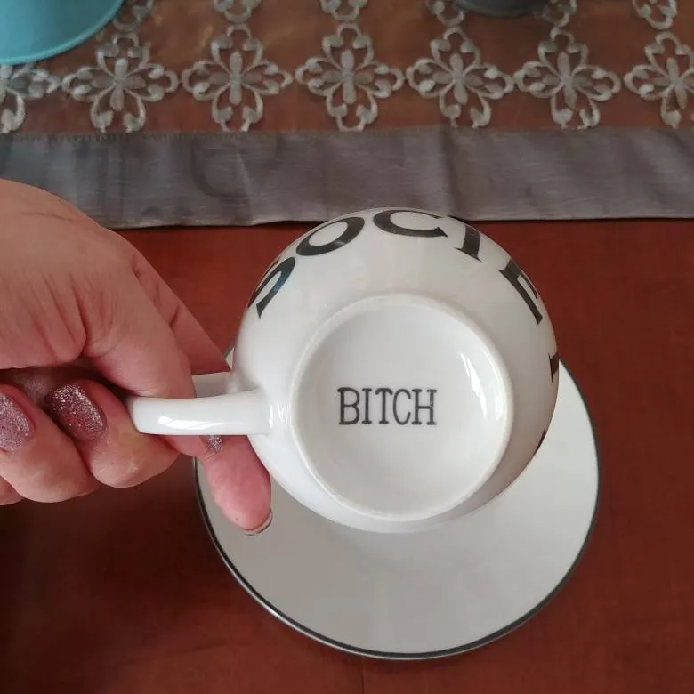 Society Bitch Tea Cup Set photo 1