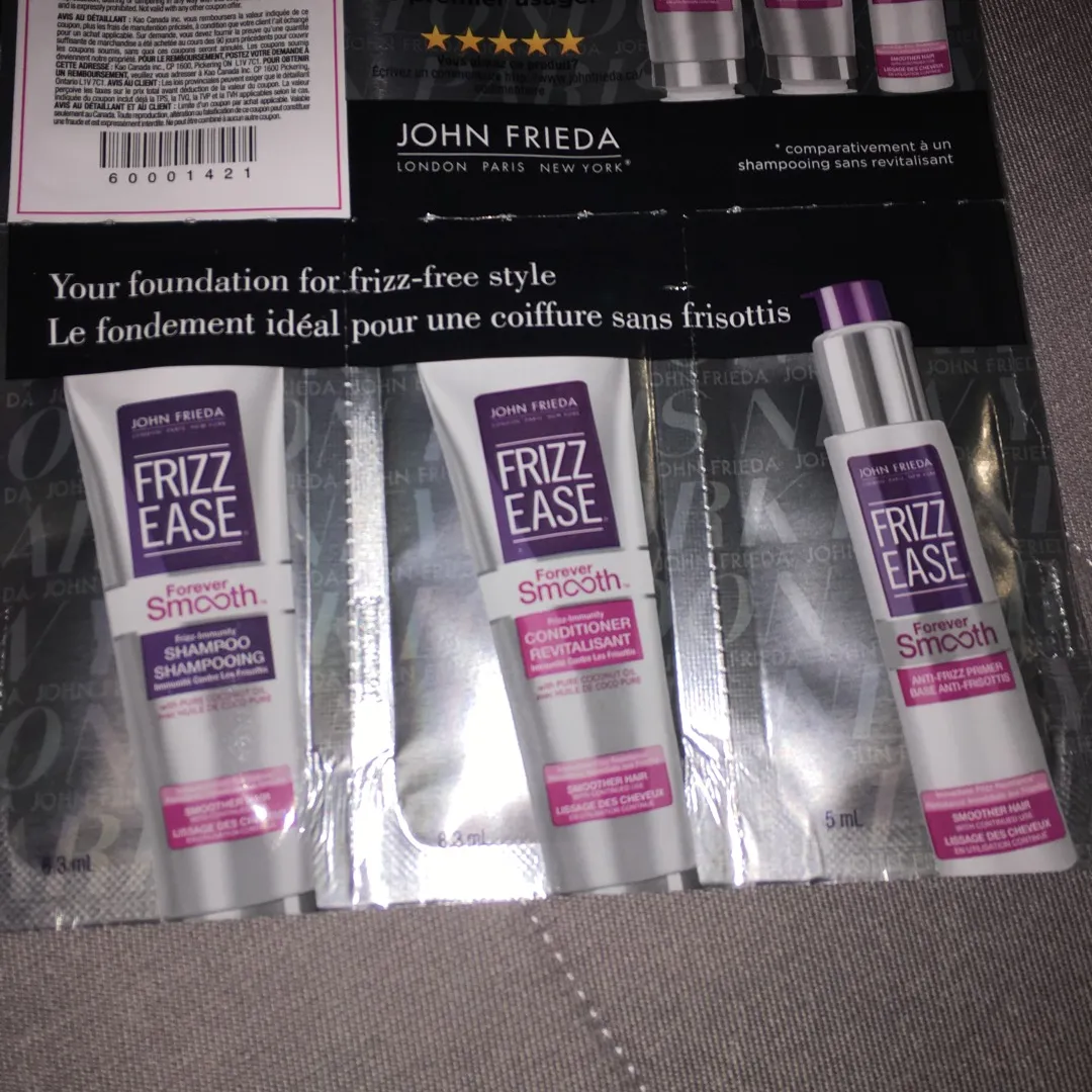 25 Samples Of Frizz Easy Shampoo, Conditioner And Anti Frizz ... photo 1