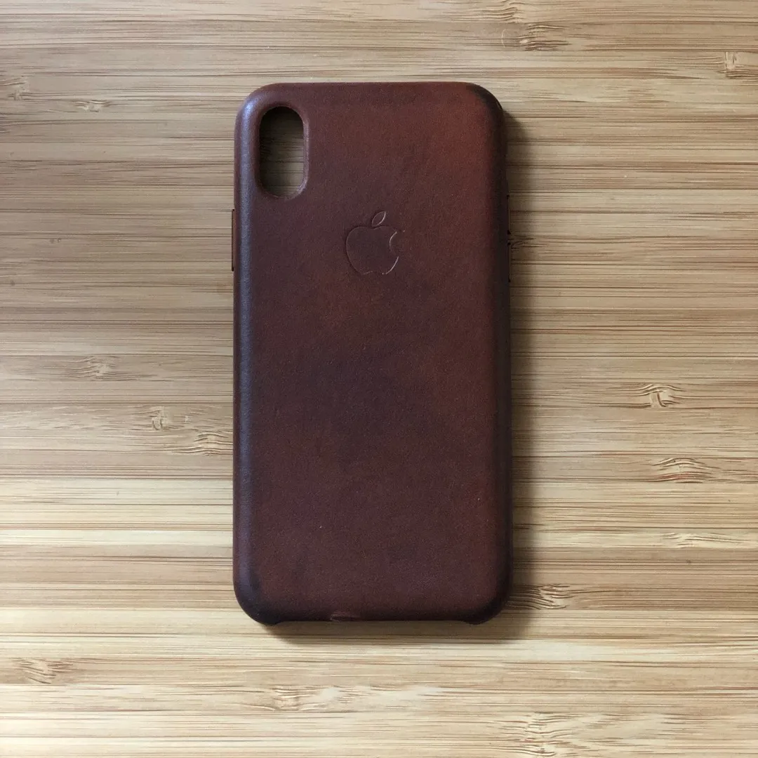 iPhone X Leather case photo 1