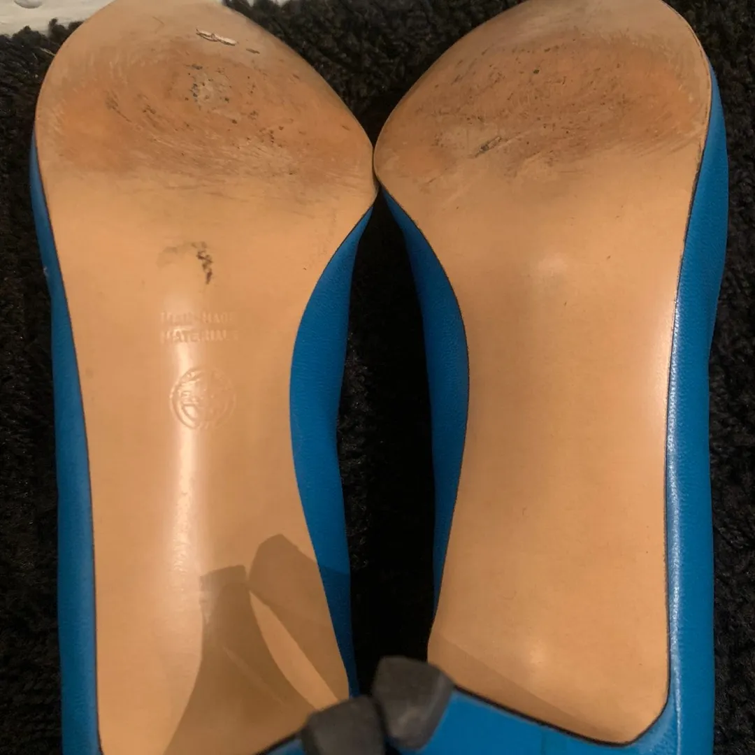 Vintage Blue Heels Size 9 photo 6