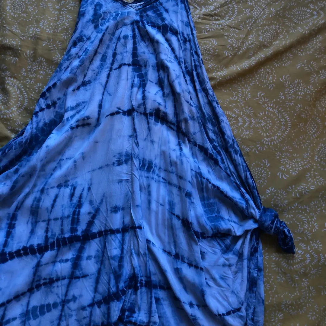 Blue tie dye American Rag Dress -medium/large photo 1