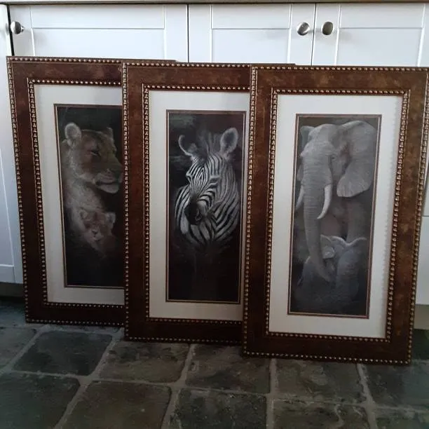 Collectible Ruane Manning Safari Large framed art, Wildlife D... photo 1