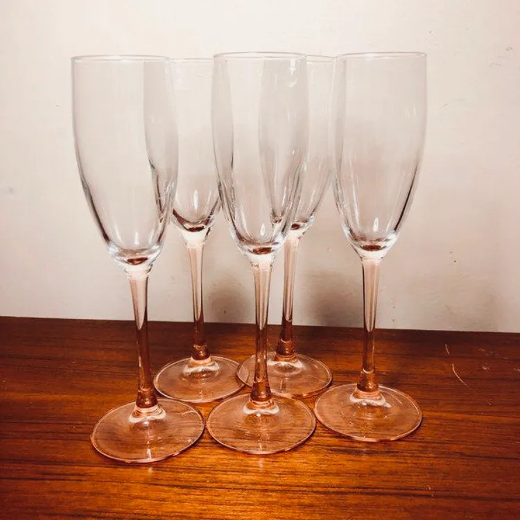 Pink Champagne Flutes photo 1