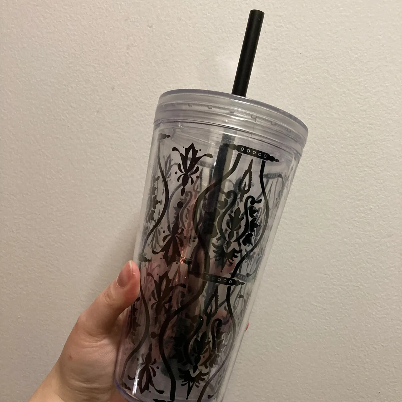 Large drink bottle with straw photo 1