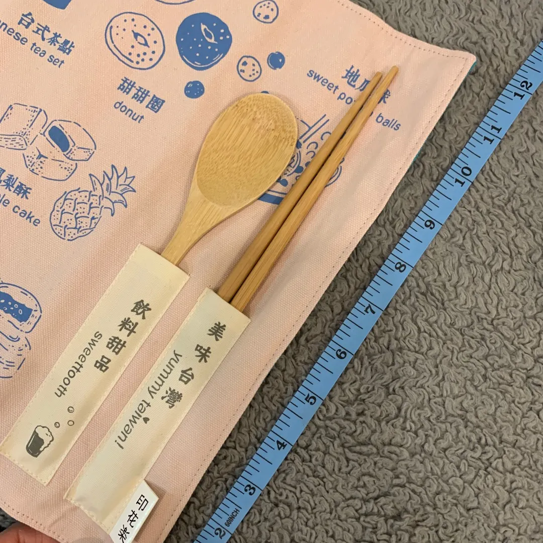 Wooden Spoon And Chopsticks Set photo 3