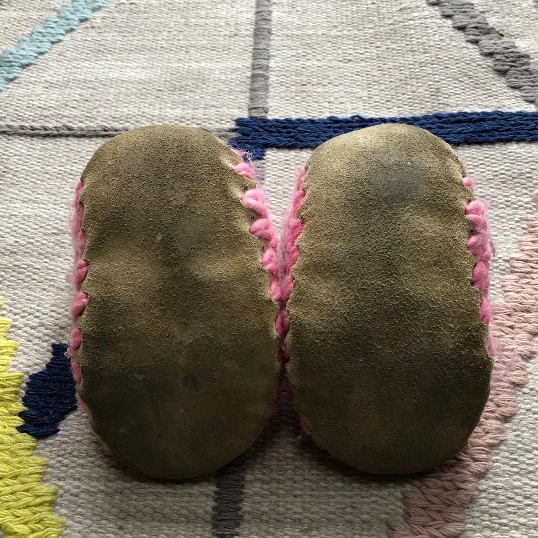 Wool Knitted Kids Slippers photo 4
