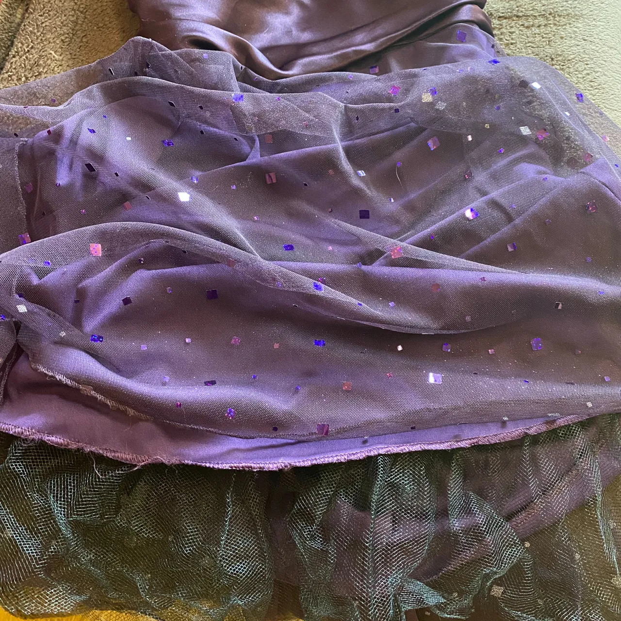 purple party dress photo 3