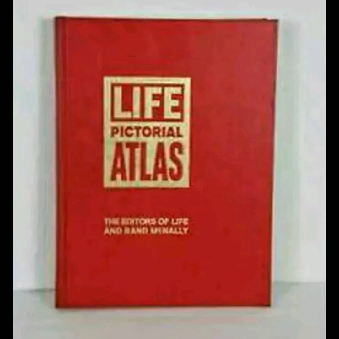 1961 Life Pictorial Atlas of the World book photo 1