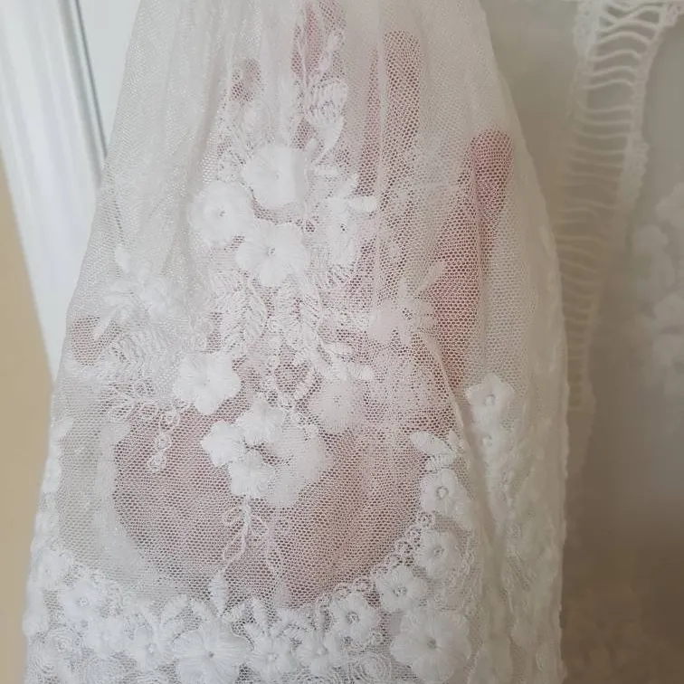 White Lace Cover Up photo 3