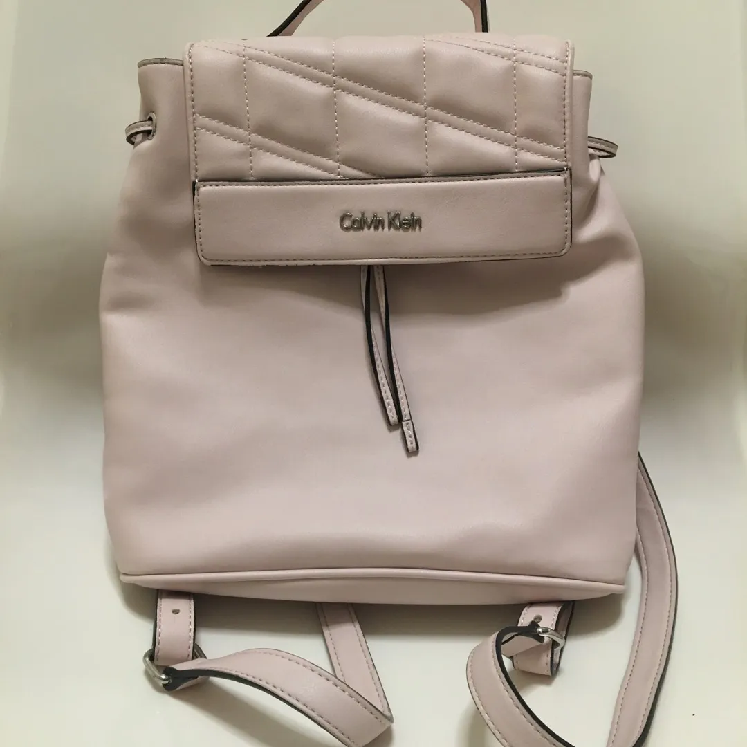 Calvin Klein Backpack (Pastel Pink! ♡) photo 1