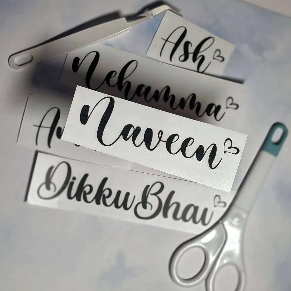 Personalized name decals photo 1