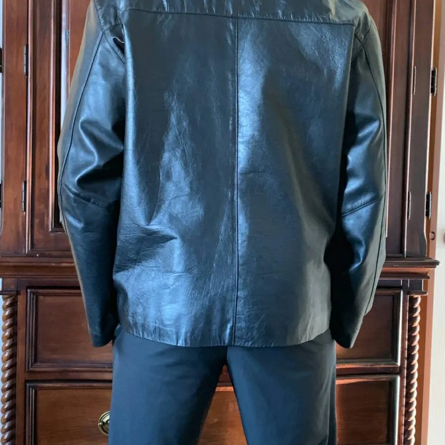 Brockton Men's XL Leather Jacket photo 1