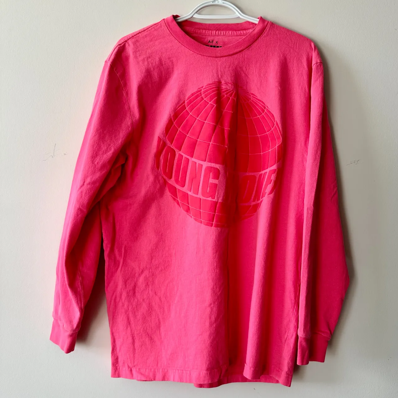 AE x Young Money Neon Pink Long Sleeves photo 1