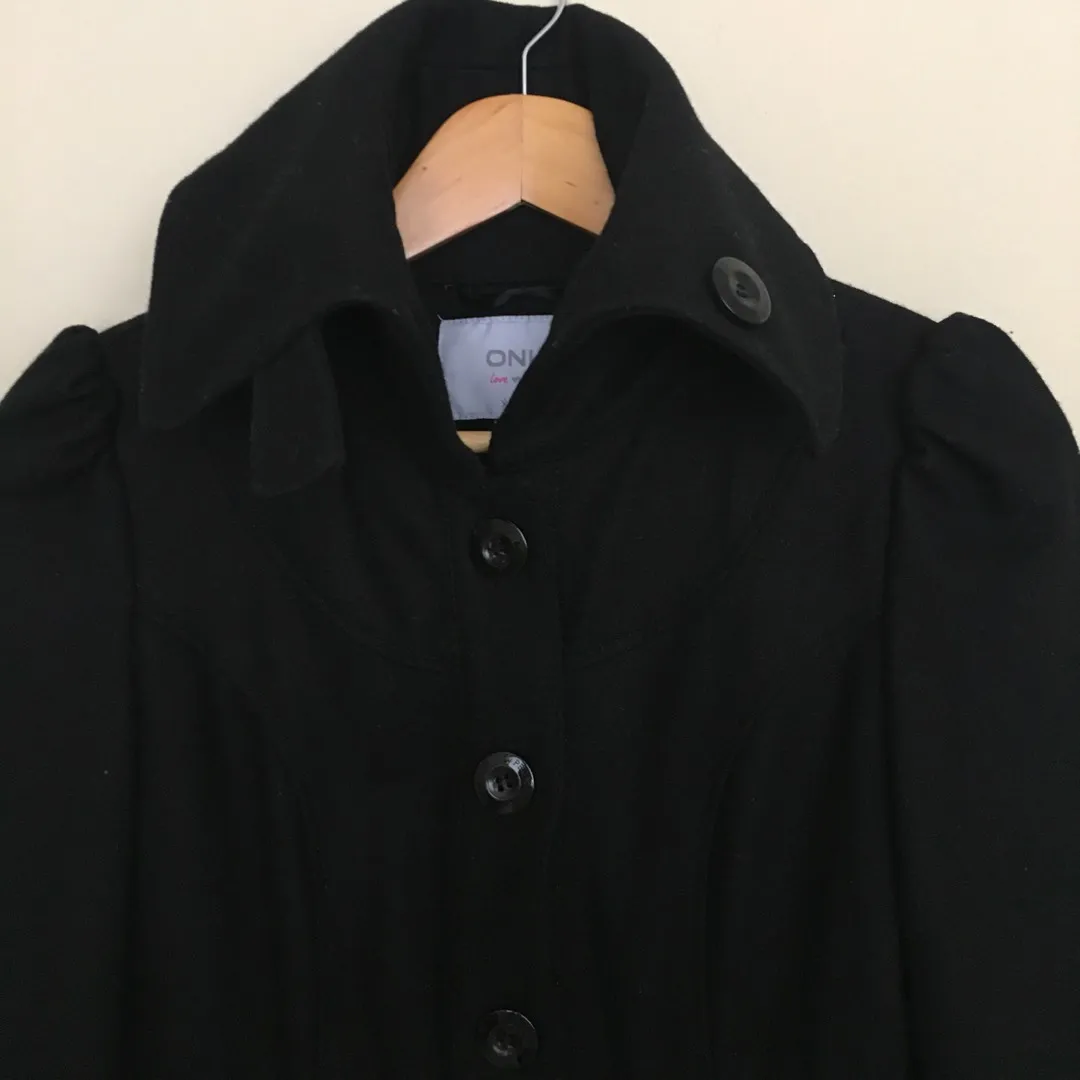 Black Wool Jacket From JCY House Size Xs photo 3