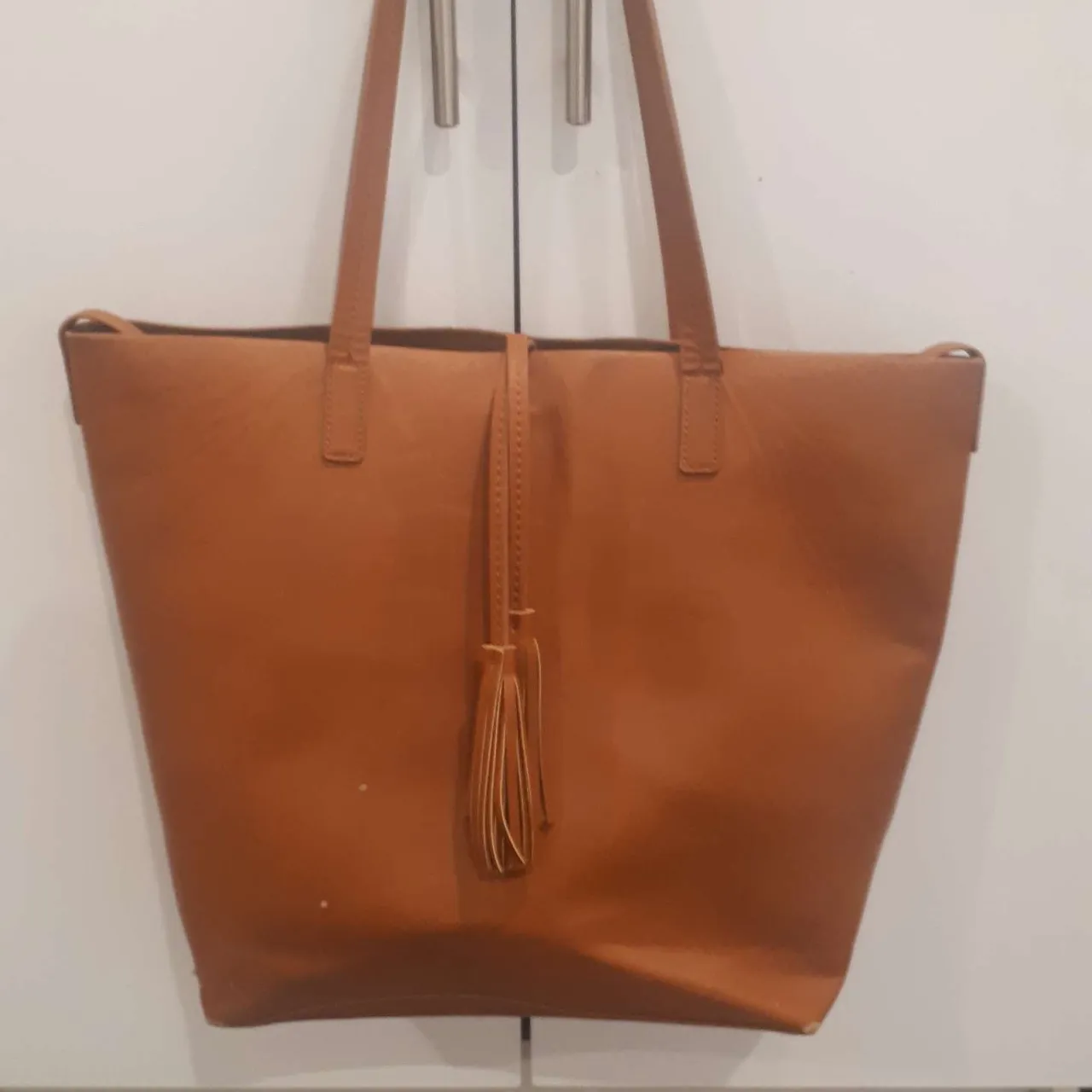 H&M brown purse tote photo 1