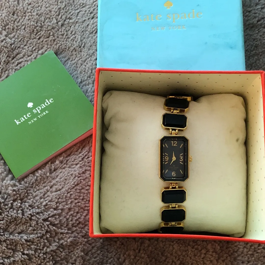 Kate Spade Black And Gold Bracelet Watch photo 1