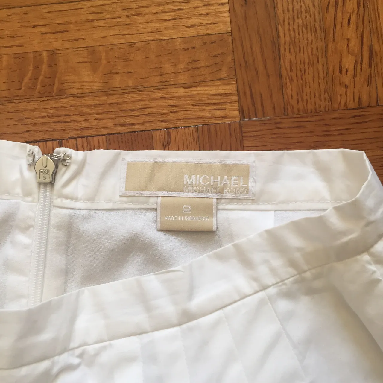 Michael Kors light cotton skirt size 2 photo 3