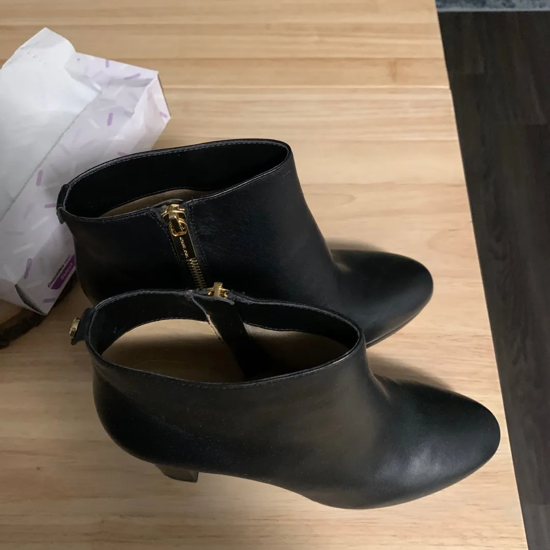 Michael Kors Black Booties Size 8.5 photo 3