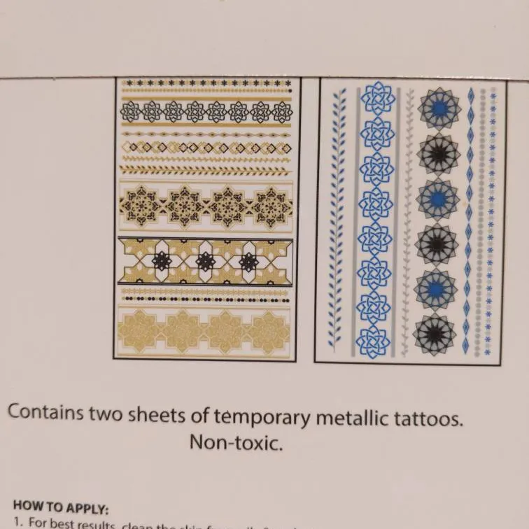 Temporary Metallic Tattoos photo 1