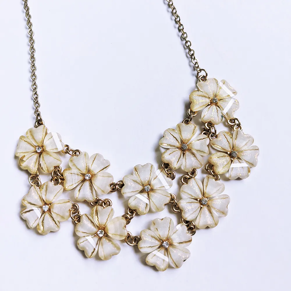 Forever 21 Floral Statement Necklace photo 1