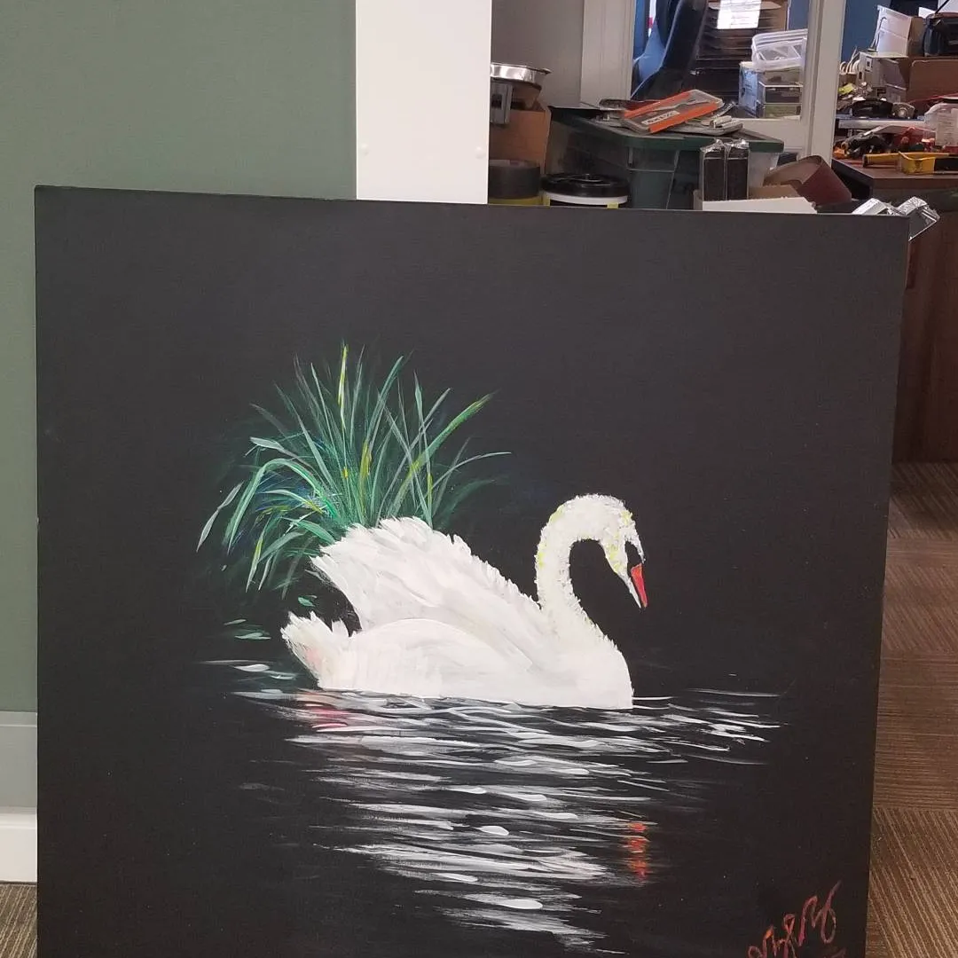 Swan Painting photo 1
