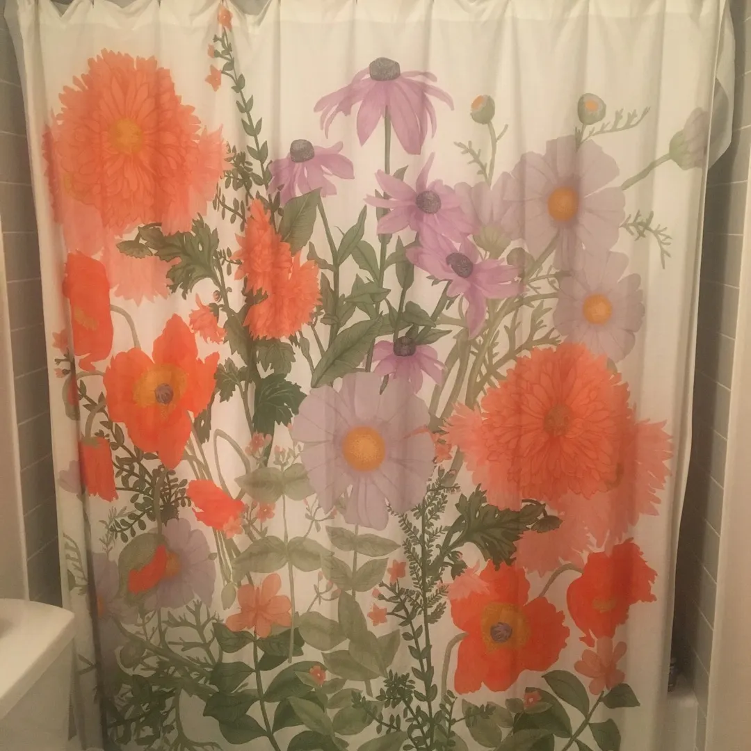 Urban Outfitters Shower Curtain 🌸✨ photo 1