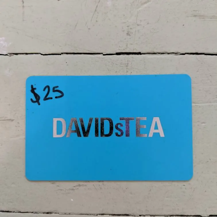$25 David's Tea GC photo 1