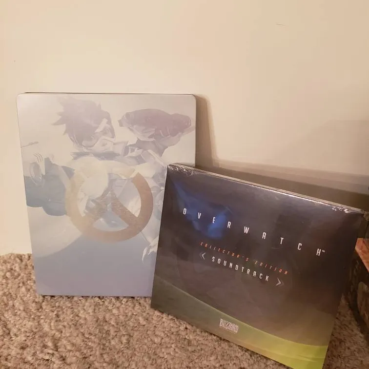 Overwatch Metal Disk Tin And Unopened Soundtrack photo 1