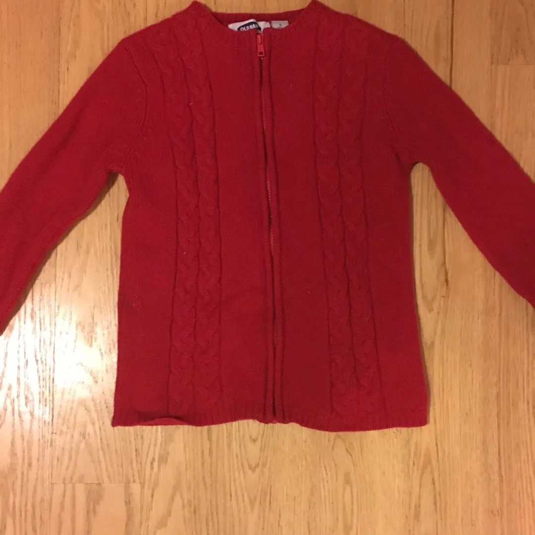 Red Wool Sweater photo 1