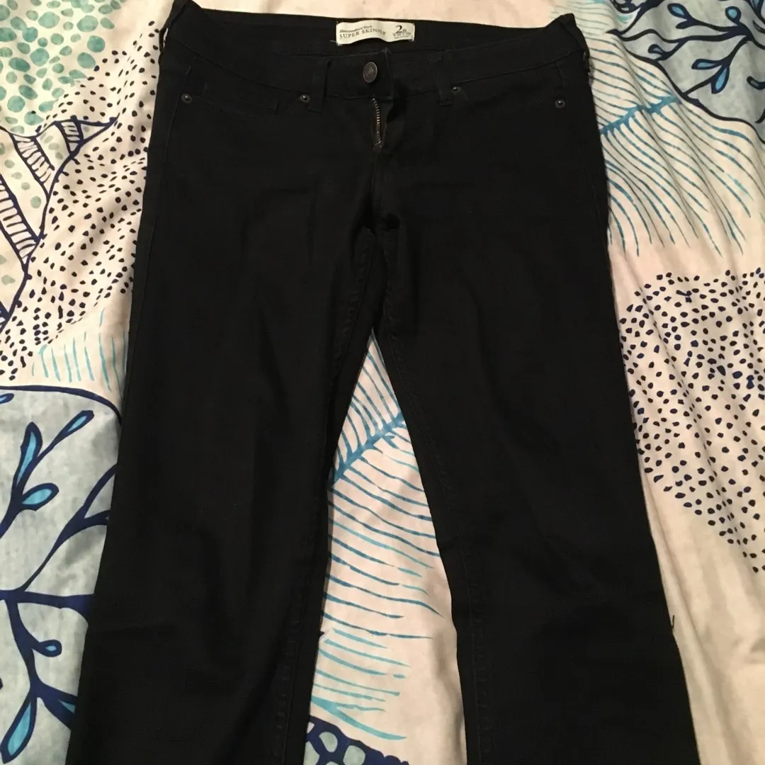Abercrombie And Finch Super Skinny Black Jeans photo 1