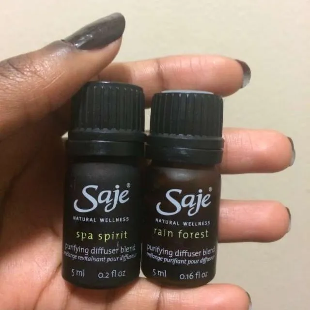 Saje Spa Spirit and Rain Forest diffuser Blends photo 1