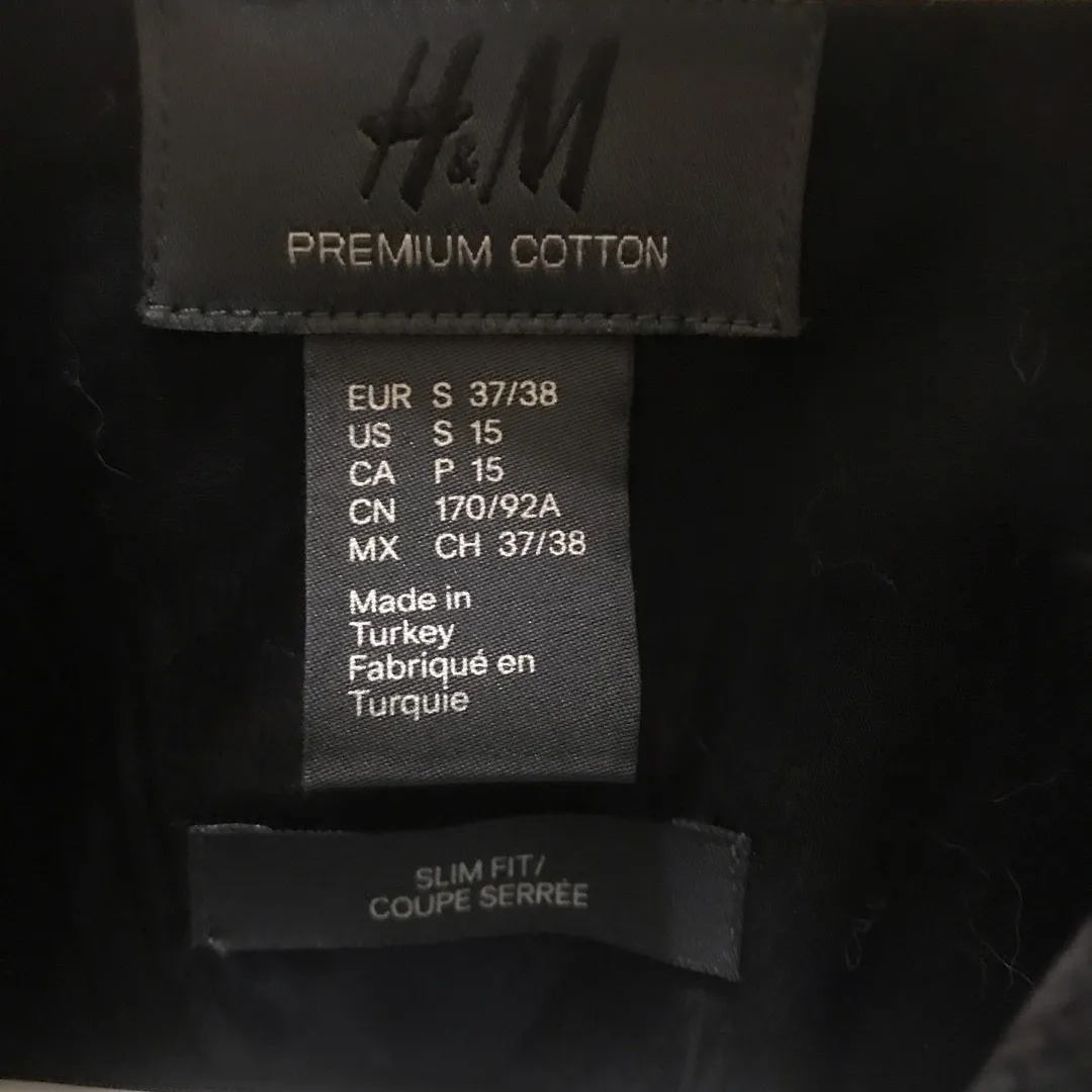 H&M ‘mens’ Dress Shirt Small photo 4