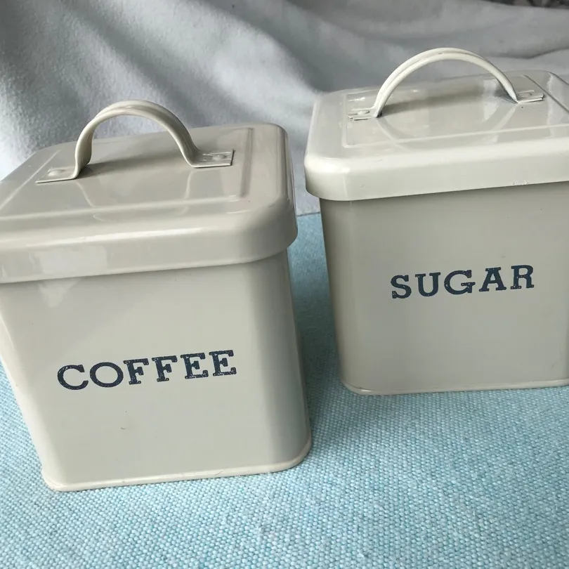 Coffee And Sugar Tins photo 1
