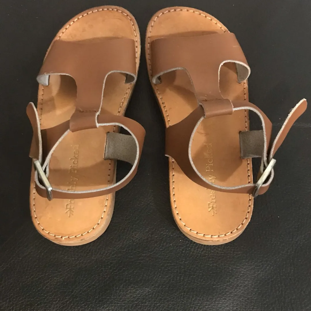 Freshly Picked Girls Leather Sandals photo 1