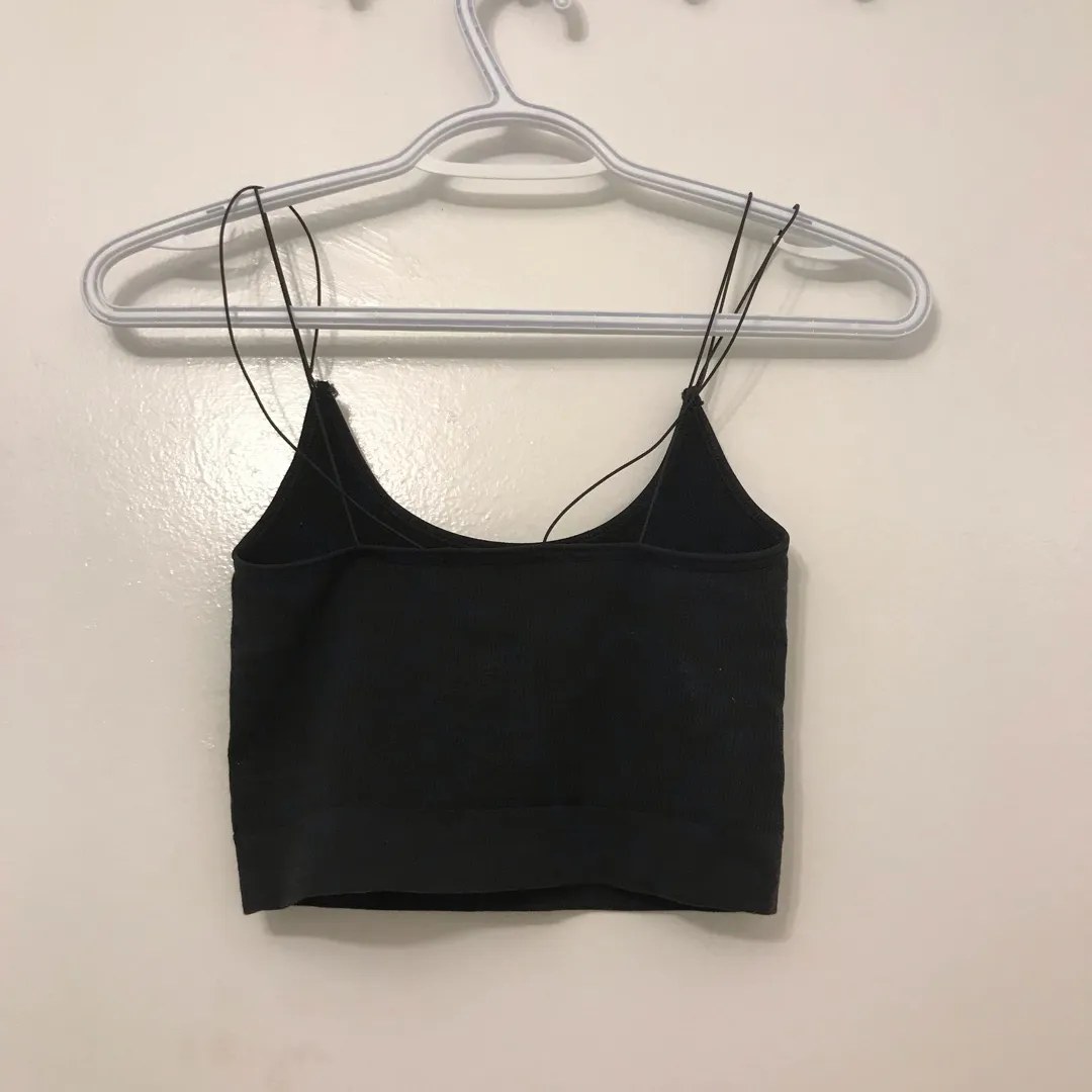 Black XS Urban Outfitters Crop Top photo 3
