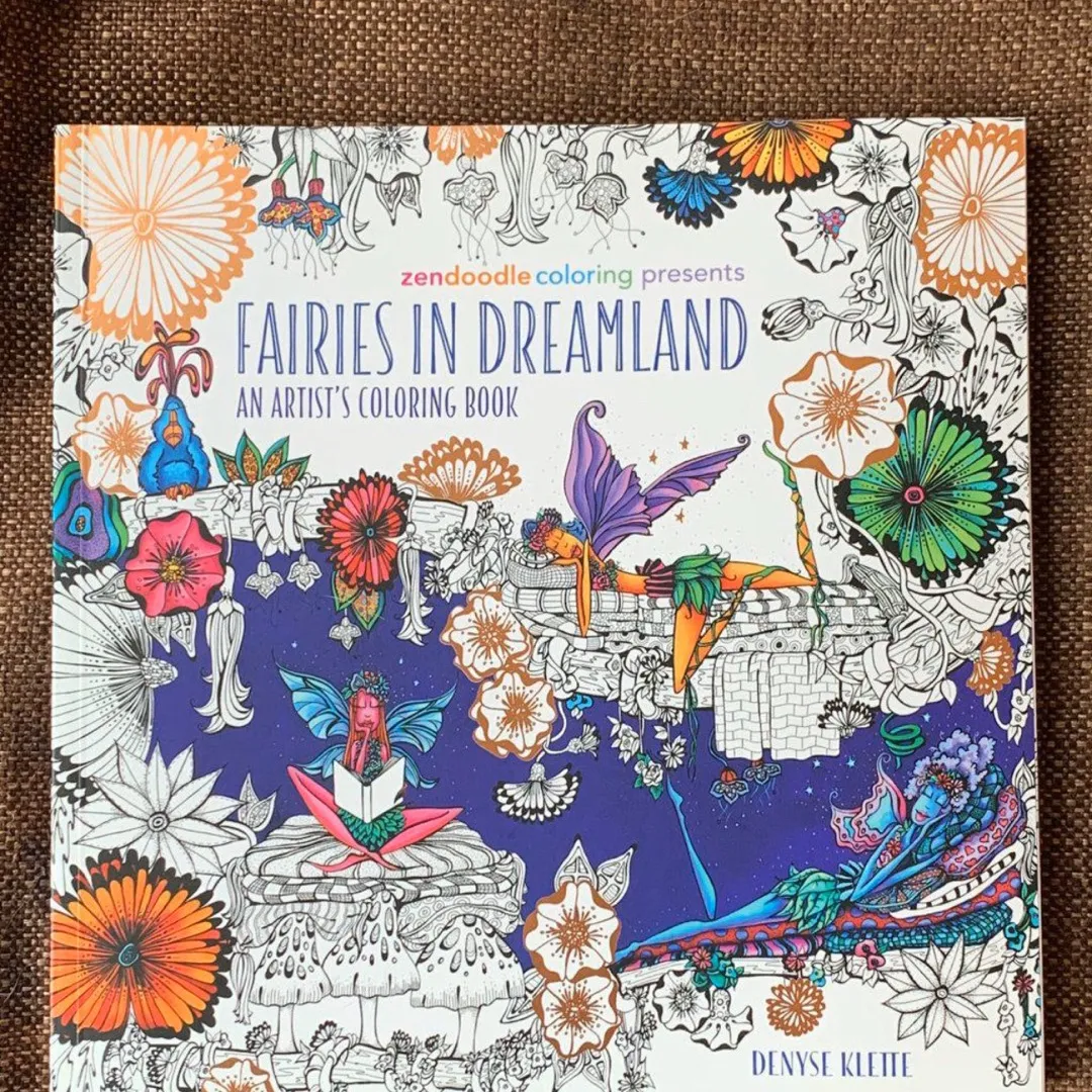 NEW Fairies In Dreamland Colouring Book photo 1