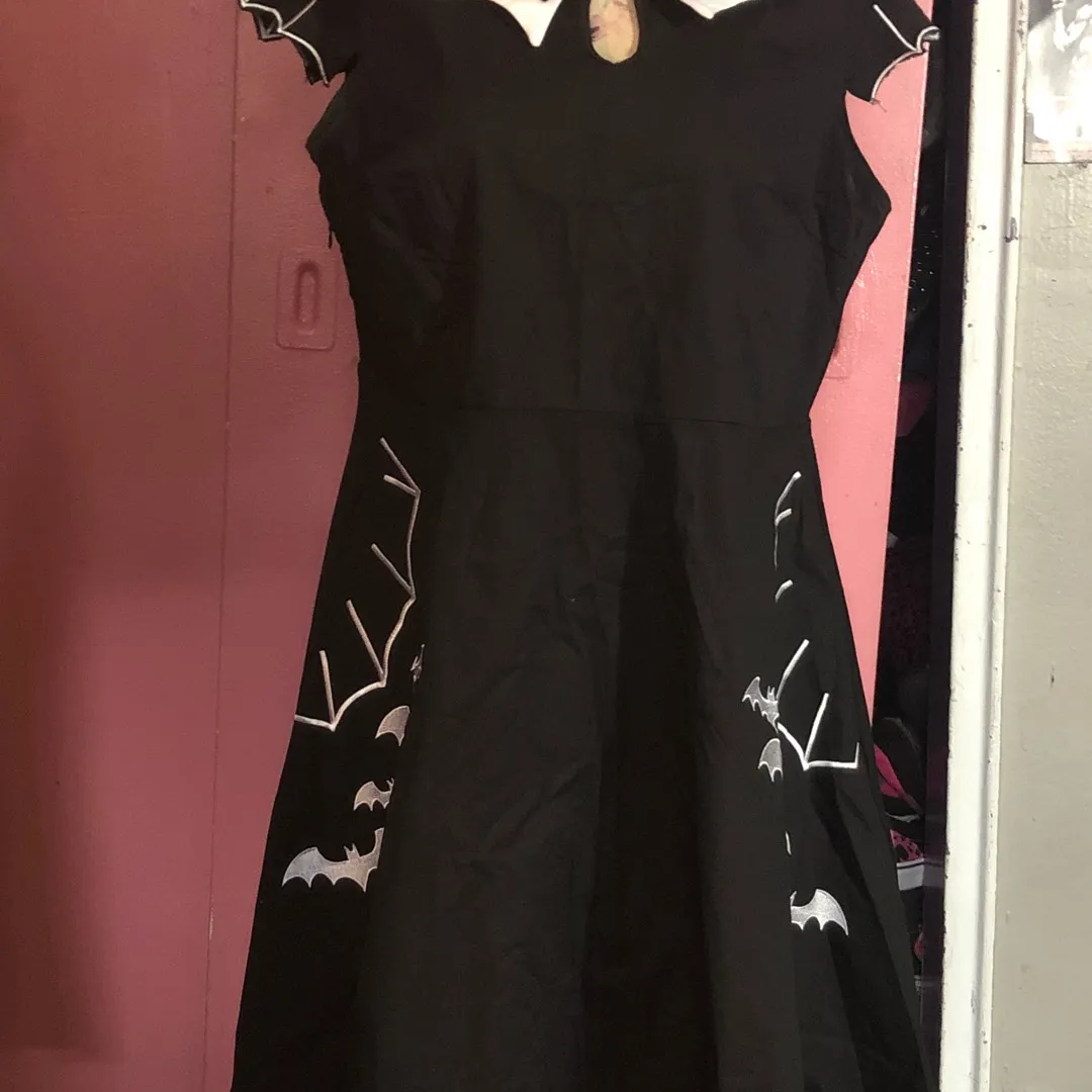 Super Cute Gothic Dress With Bat Detailing photo 1