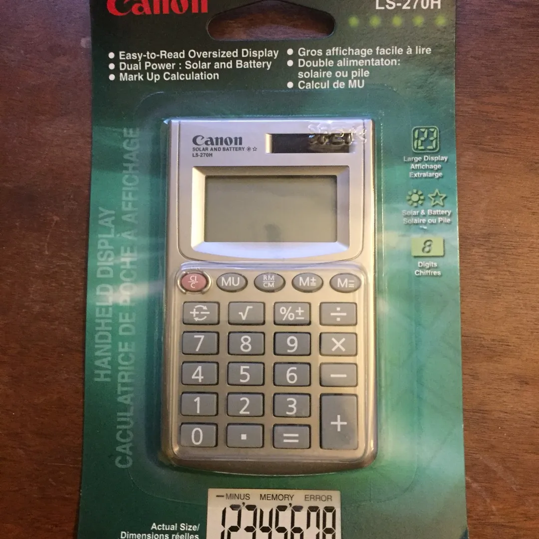 Brand New Canon Basic Calculator photo 1