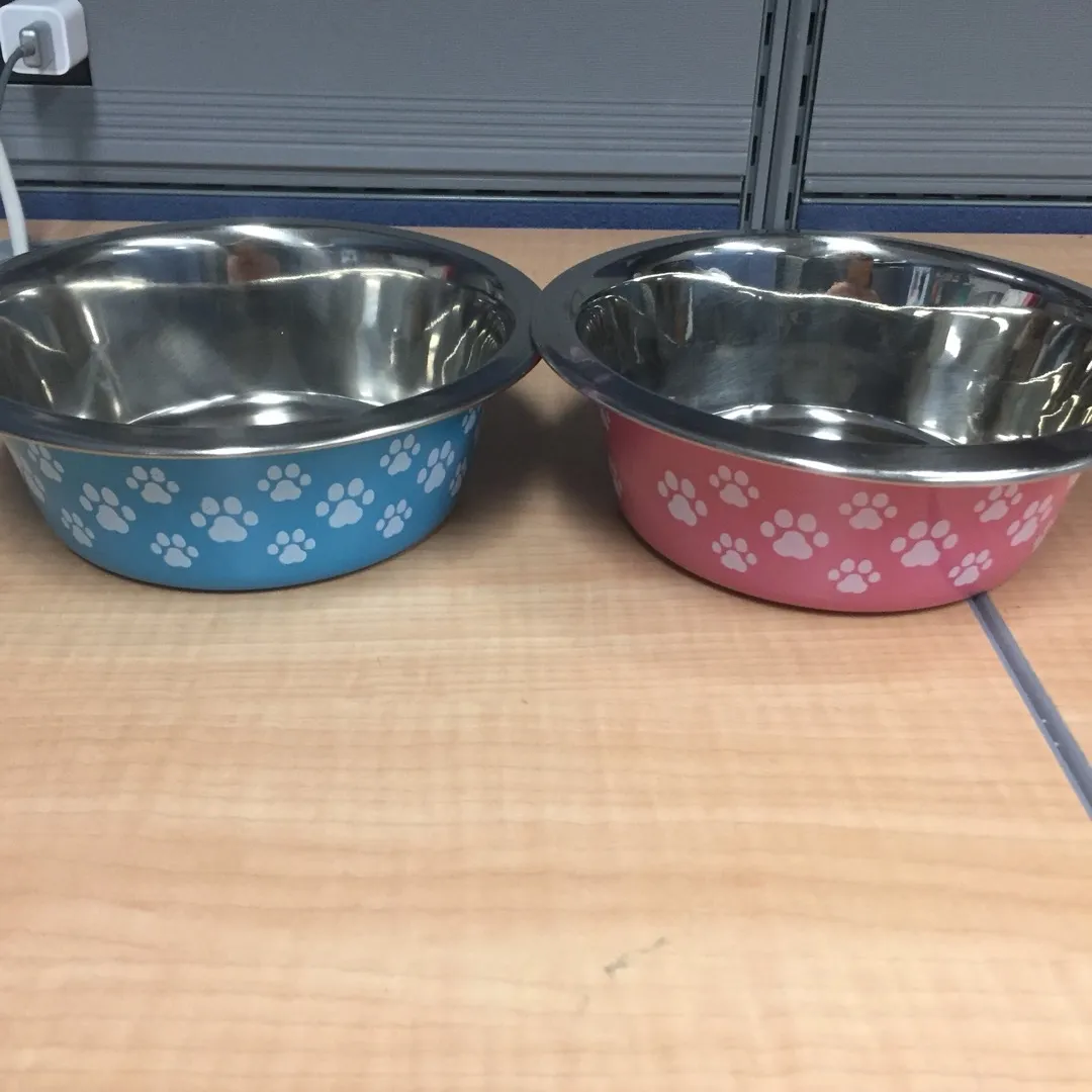 NEW: Stainless Steel Pet Bowls. photo 1